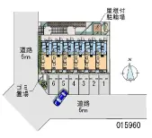 ★手数料０円★前橋市鳥羽町　月極駐車場（LP）